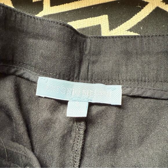 Antonio Melani High Waisted Linen Shorts Sz 8 - Picture 3 of 4